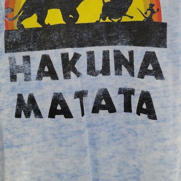 3For$20 Disney Light Blue Hakuna Matata Tee Size L - Picture 4 of 7